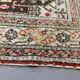 Vintage Turkish Vegan Silk Rug, 110x60 cm, Kayseri, Red, Yellow, Beige Small