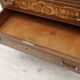 Antique and antique desk, marquetry. After professional renovation.
