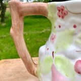 Vintage fruit flower slush water pitcher
