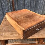 Antique farmhouse table with 3 drawers