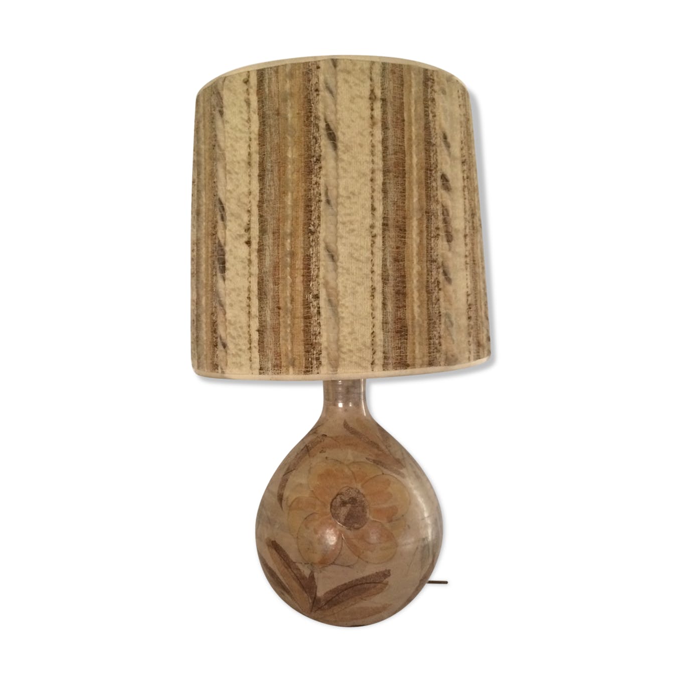 Vintage Vallauris ceramic lamp