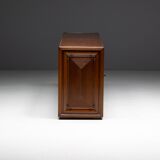 Architectural modernist sideboard, France, mid-20th century