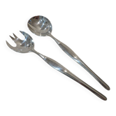 2-piece silver-plated salad serving set by Christofle Goldsmith Duo 24.6cm