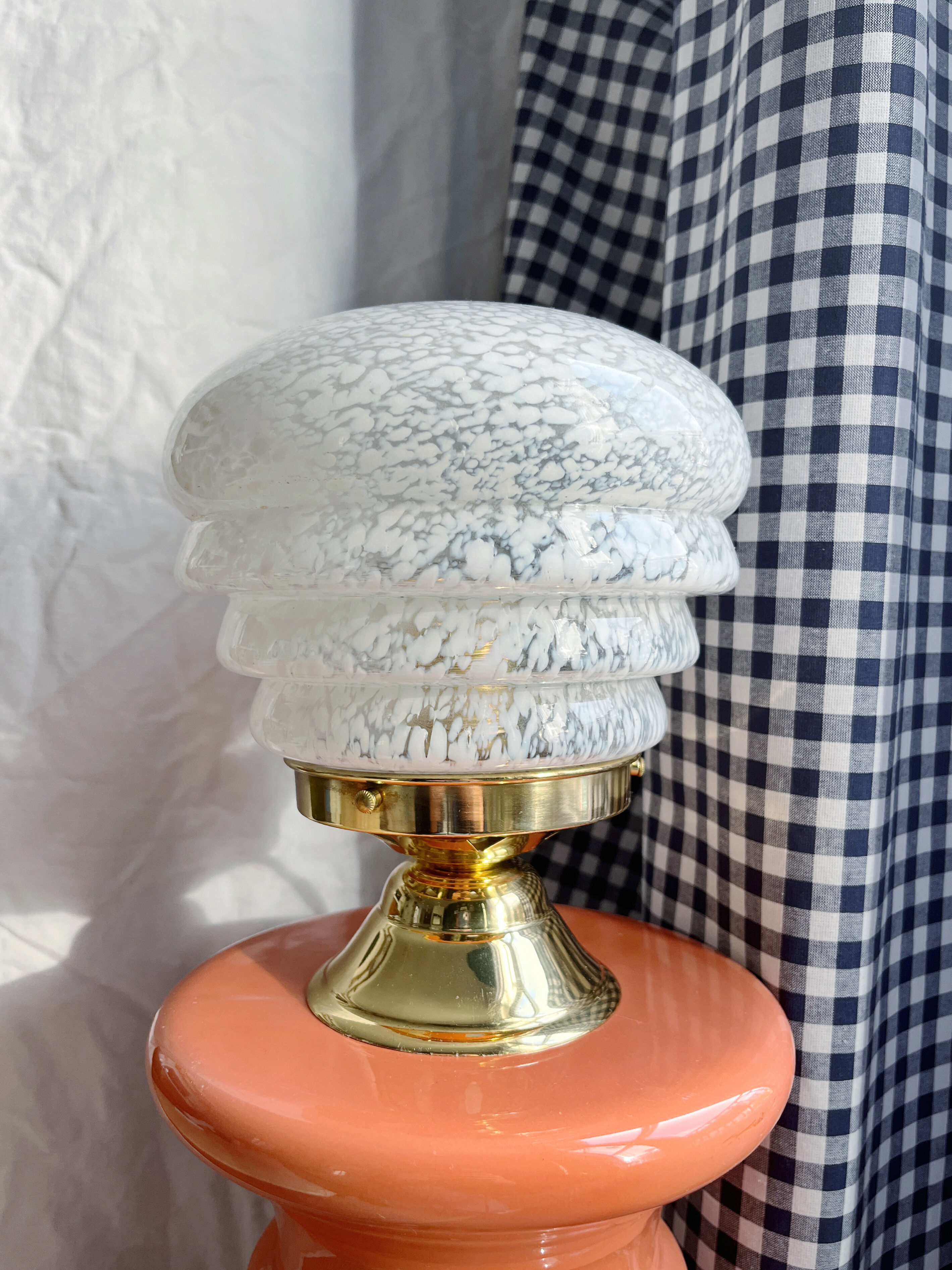 Clichy glass table lamp