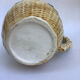 Vintage Portuguese ceramic pichet, barbotine, vine decoration and