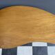 Table en bois en forme de rein des années 1960