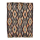 5x7 Green & Purple Geometic Persian Kilim Rug, 162x218Cm