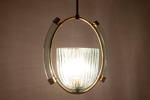 Barovier & Toso. Lanterne en verre de Murano. Années 1950.