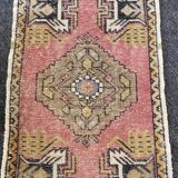 Blush vintage rug -turkish -faded -oushak