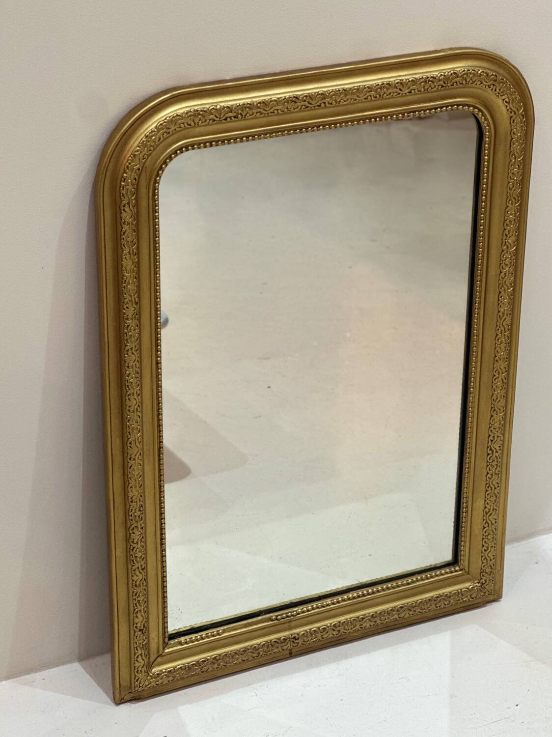 Old louis philippe gold mirror - 87 x 62 cm