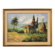 Tableau signé paysage de campagne du XXe siècle