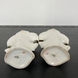 Paire de vases de mariée porcelaine XIXeme