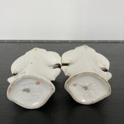 Pair of porcelain wedding vases XIXth