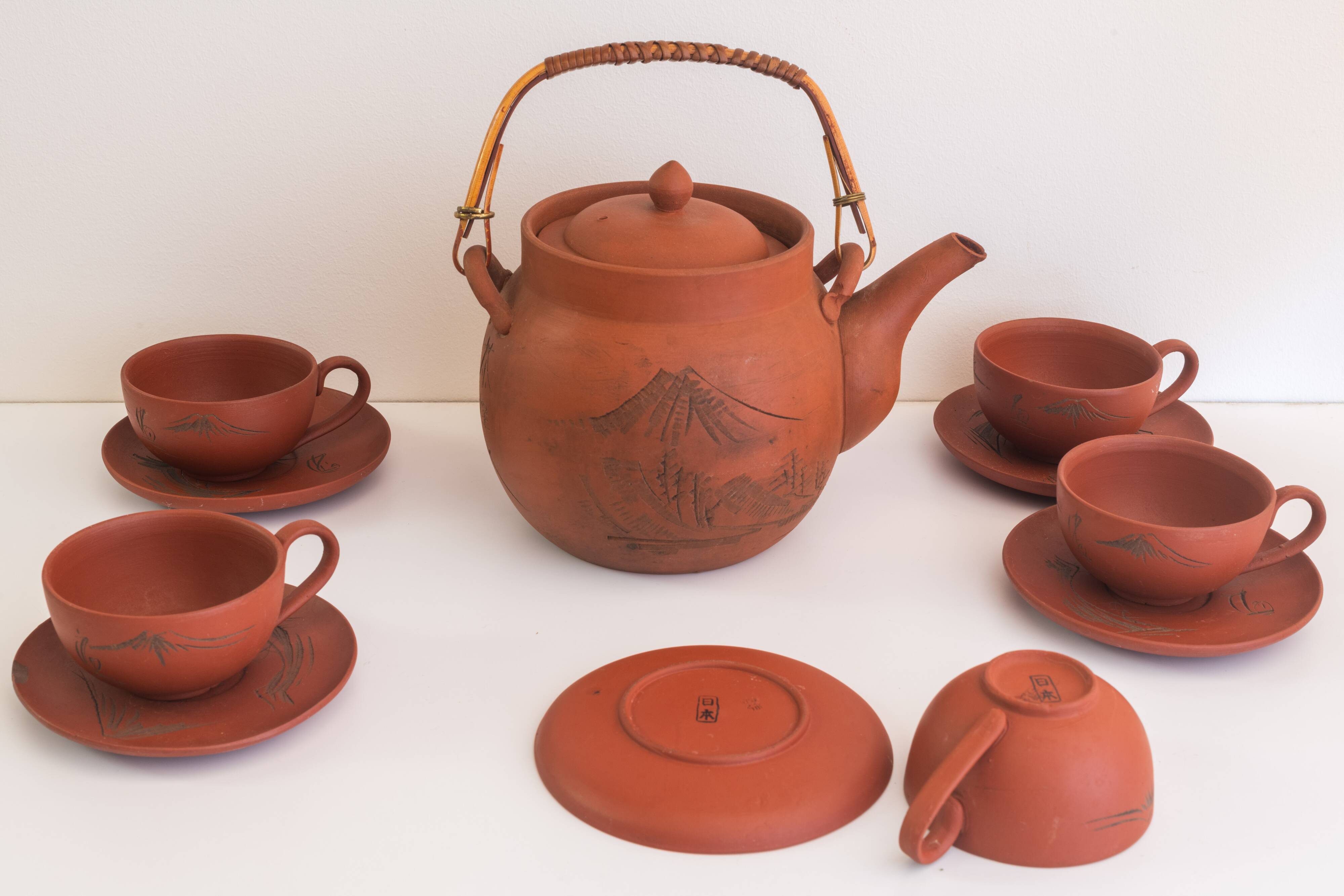 Tokoname Tea Set Japan 1960s