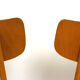 Chaises de salle à manger vintage en bois de Ton, 1971