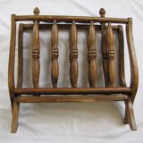 vintage wooden magazine rack n°2