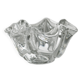 Clear crystal ashtray