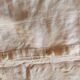 Pair of antique linen pillowcases with monogram