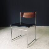 Mid-Century Modern SM08 Dining Chair Set by Cees Braakman for Ums Pastoe, Netherlands, 1960s, Set of 5