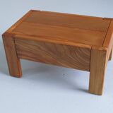 Coffee or bedside table in oiled elm