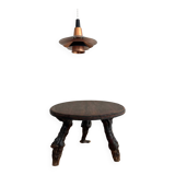 Brutalist wooden coffee table