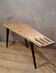 Scadinave coffee table in solid pine glued unsigned 100x35h 50