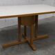 Rare set of 6 Baumann tables 1990, 80x120 and half moon 120cm