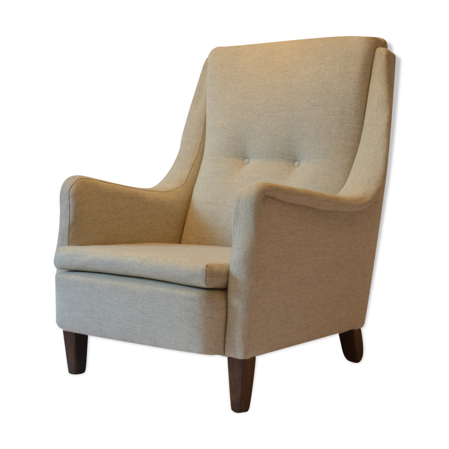 Fritz Hansen armchair designed by Folke Ohlsson for Dux, 1950s