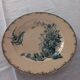 Assiette terre de fer, modèle champètre, Lunéville