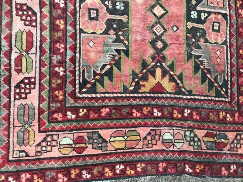 Carpet former caucasus karabakh 112 x 218 cm