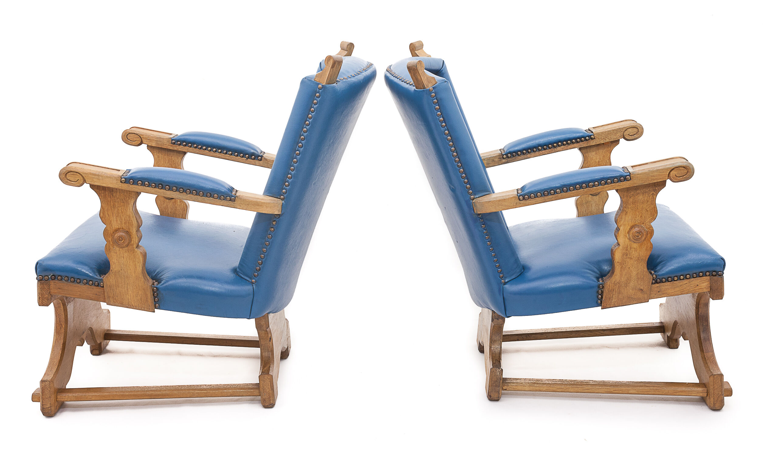 Lot de deux fauteuils Flamands