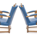 set of two Flemish armchairs