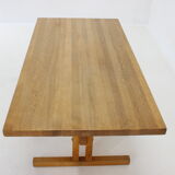 1960s Shaker Coffeetable in Solid Oak Wood, Denmark