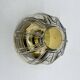 Limburg Galshütte topaz toned glass flush mount wall light or sconce, 1970s, Germany