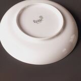 10 soup plates from the 70s, Space Age Porcelain, Manufacture Royale De Li