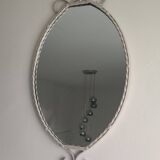 Vintage wrought iron mirror