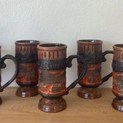 6 tasses vintage Ausella -Sicilie