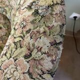 Fauteuil crapaud fleuri