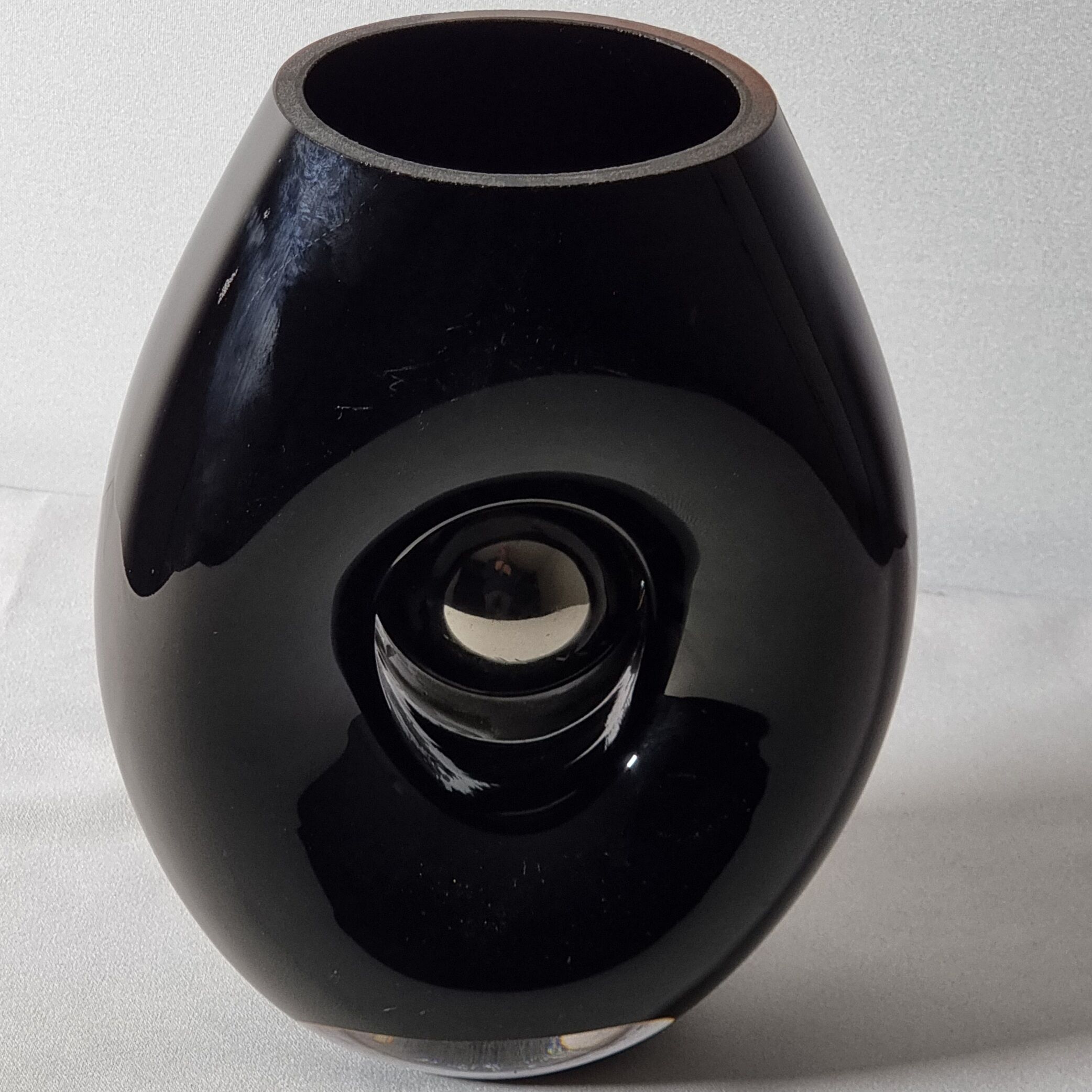 Glass vase by A. Riecke, 1939