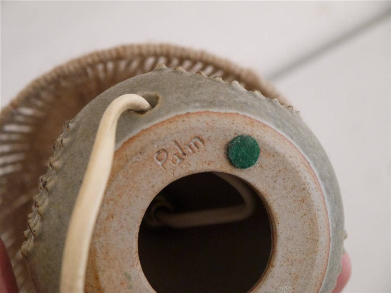 Swedish ceramic lamp by Rolf Palm, 1960s