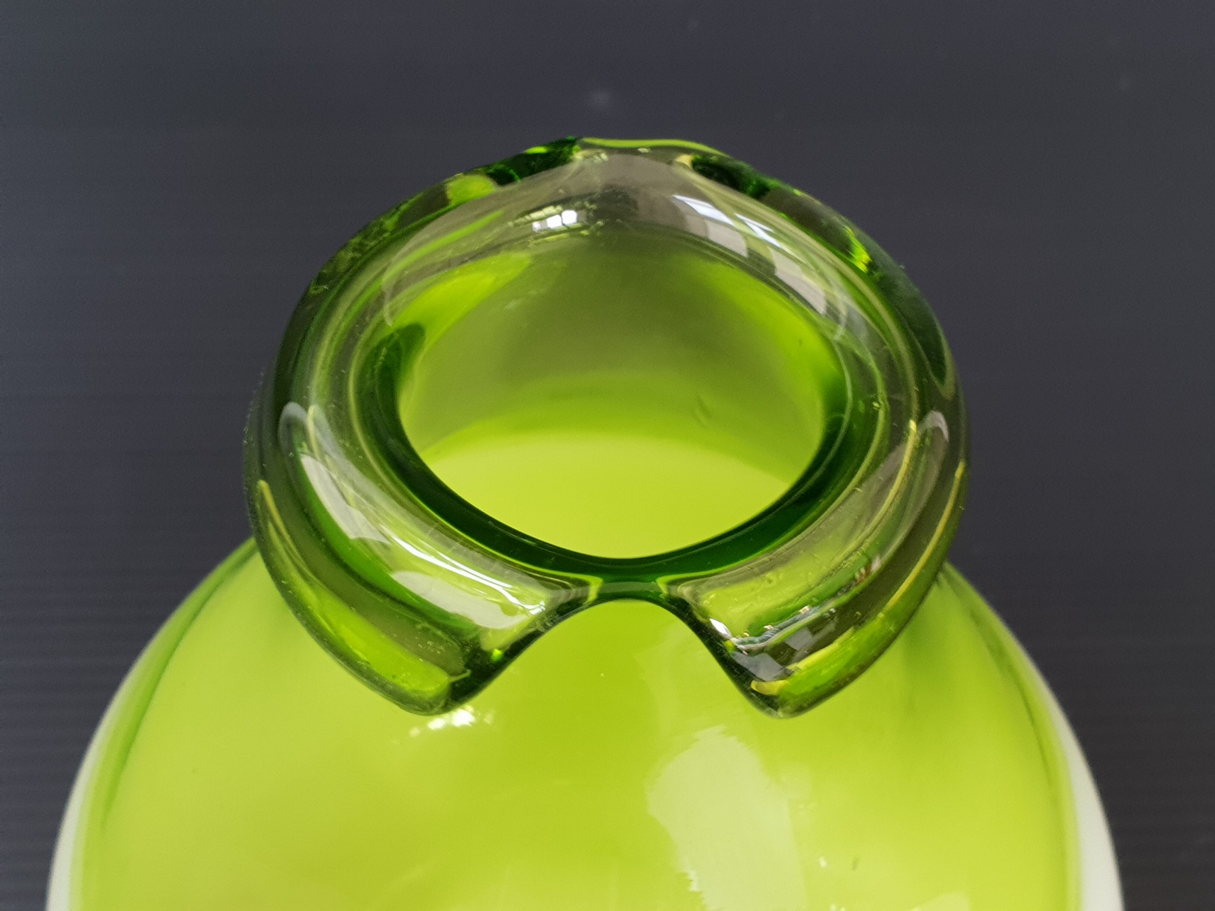 Vintage blown glass vase