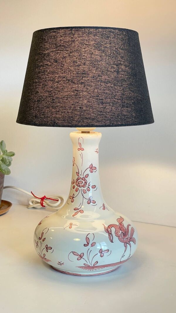 Lampe vintage faïencerie du Matet, France
