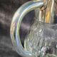 WMF jug / glass and silver-plated metal pouring vessel with filter, 1930s/40s