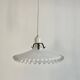 Suspension ancienne en opaline et porcelaine