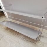 Metal shelves
