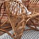 Vintage rattan armchair