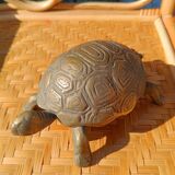 Ancient bronze tortoise ashtray