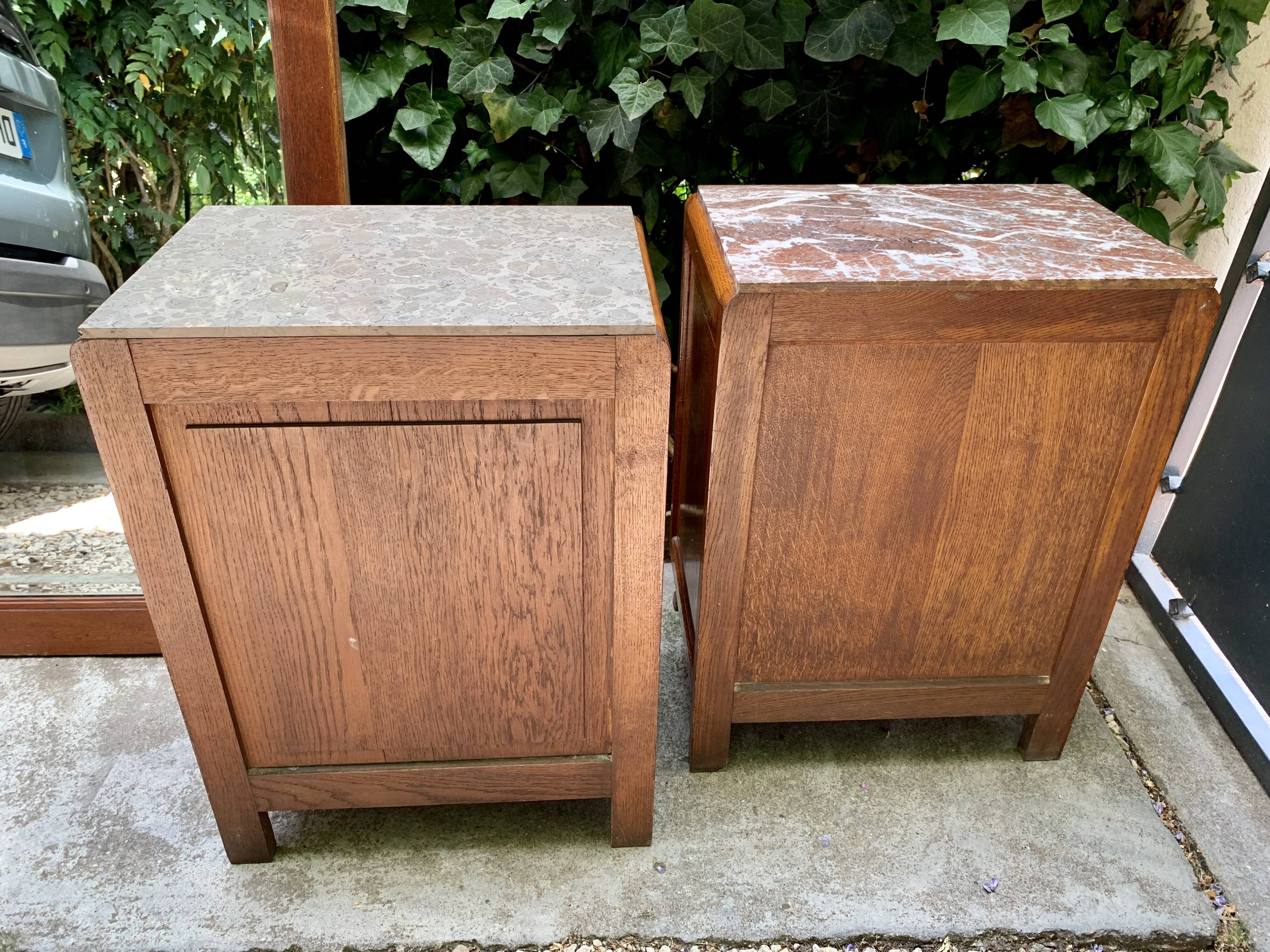 Art deco bedside tables