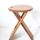 Folding wooden stool Suzy by Adrian Reed design