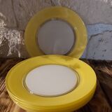 6 Duralex flat plates